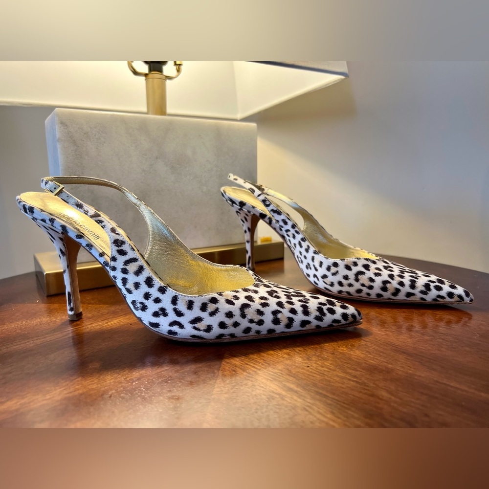 ROBERTO CAVALLI

Leopard Print Slingback Heels
